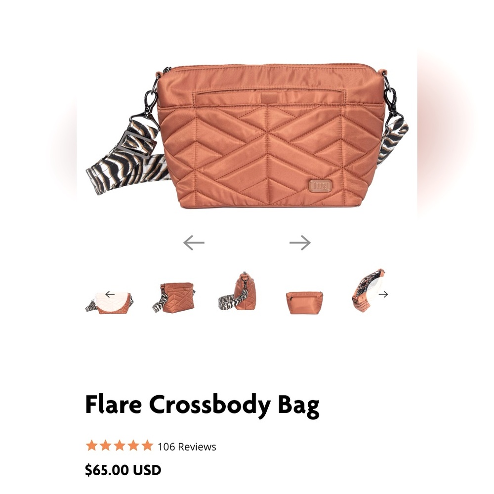 NWOT Lug flare Crossbody purse MSRP $65